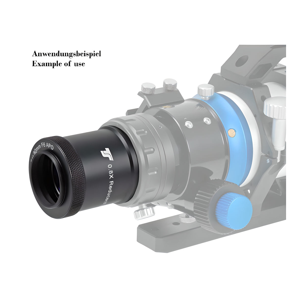Lunette apochromatique triplet 80/480 f/6 FPL55 CF-APO - TS Optics