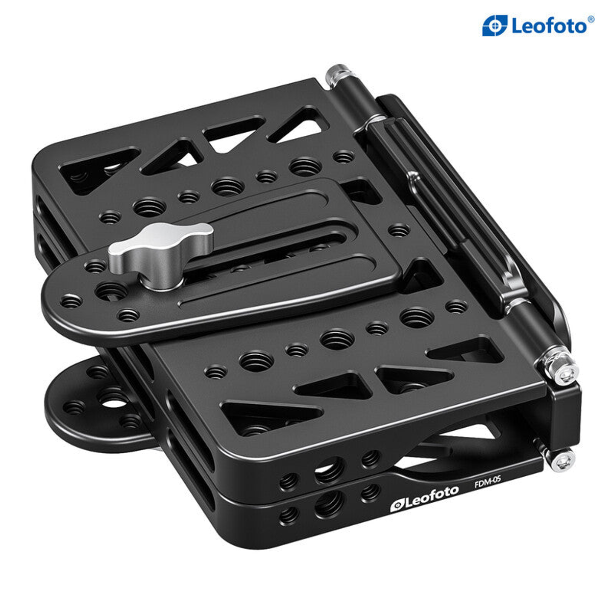 Plaque de montage pliable pour deux optiques - Leofoto