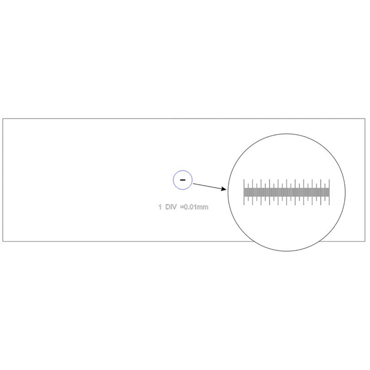 Lame de calibration pour microscope 75 × 25 × 1,1 mm – MAGUS