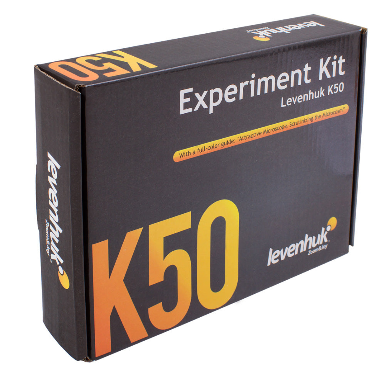 Kit d’expériences pour microscope avec lames et spécimens – Levenhuk K50