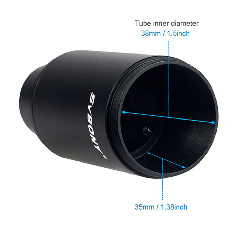 Adaptador de Telescópio Astronómico Tubo de Extensão 68 mm - SVBONY