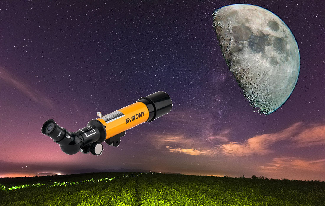 Telescope para Astronomía SVBONY SV502 para Niños - 50mm