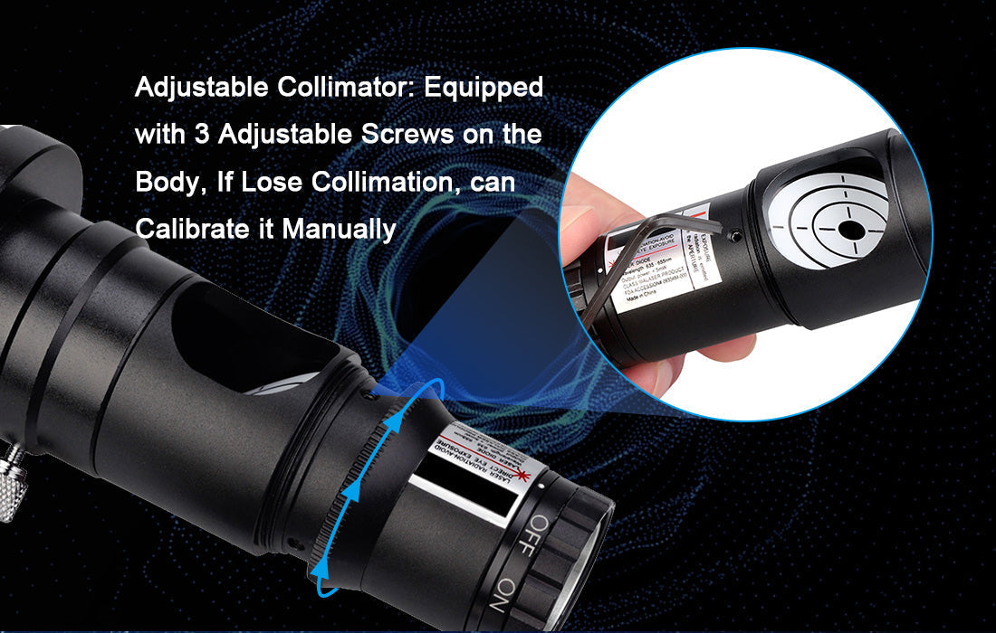 Collimador Laser Vermelho SVBONY SV121 1.25'' para Telescópios Newtonianos e SCT