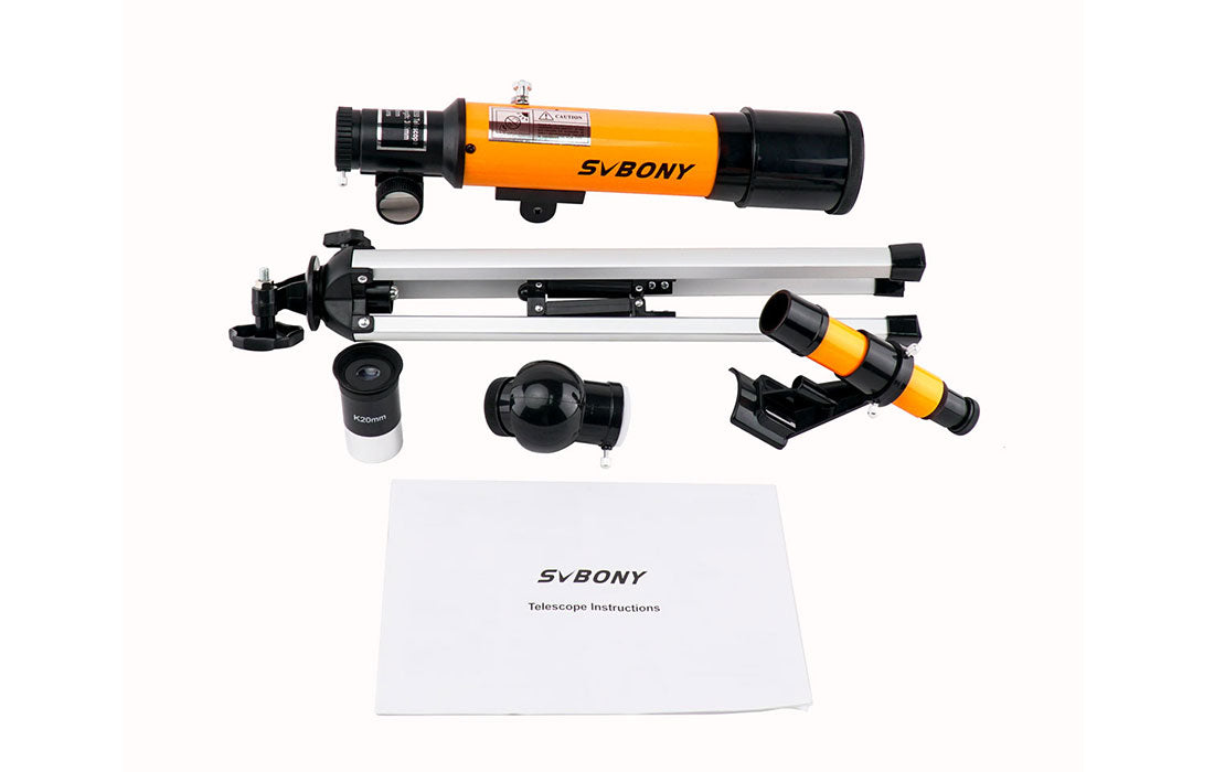 Telescope para Astronomía SVBONY SV502 para Niños - 50mm