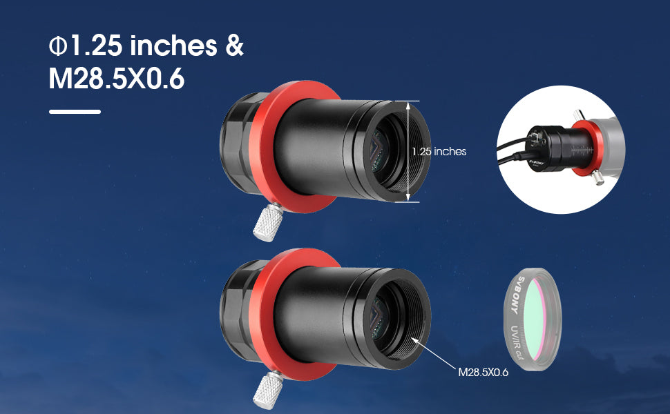 SVBony Camera Guide with 1.25" CMOS Sensor for Astrophotography - SVBONY