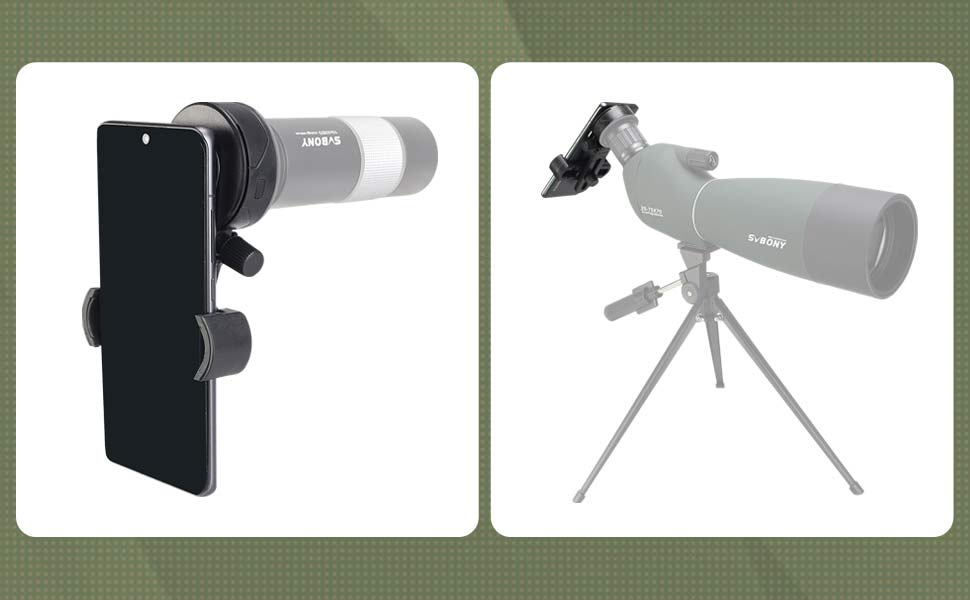 Universeller Smartphone-Adapter SV218 zur Beobachtung - SVBONY