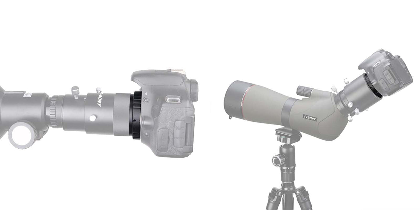Adaptador T-Ring SV195 para Telescopio Compatible con Canon EOS M48 - SVBONY