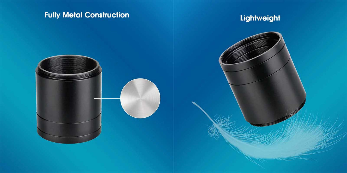 Förlängningsrör T2 SVBONY SV129 - 5 mm, 10 mm, 30 mm