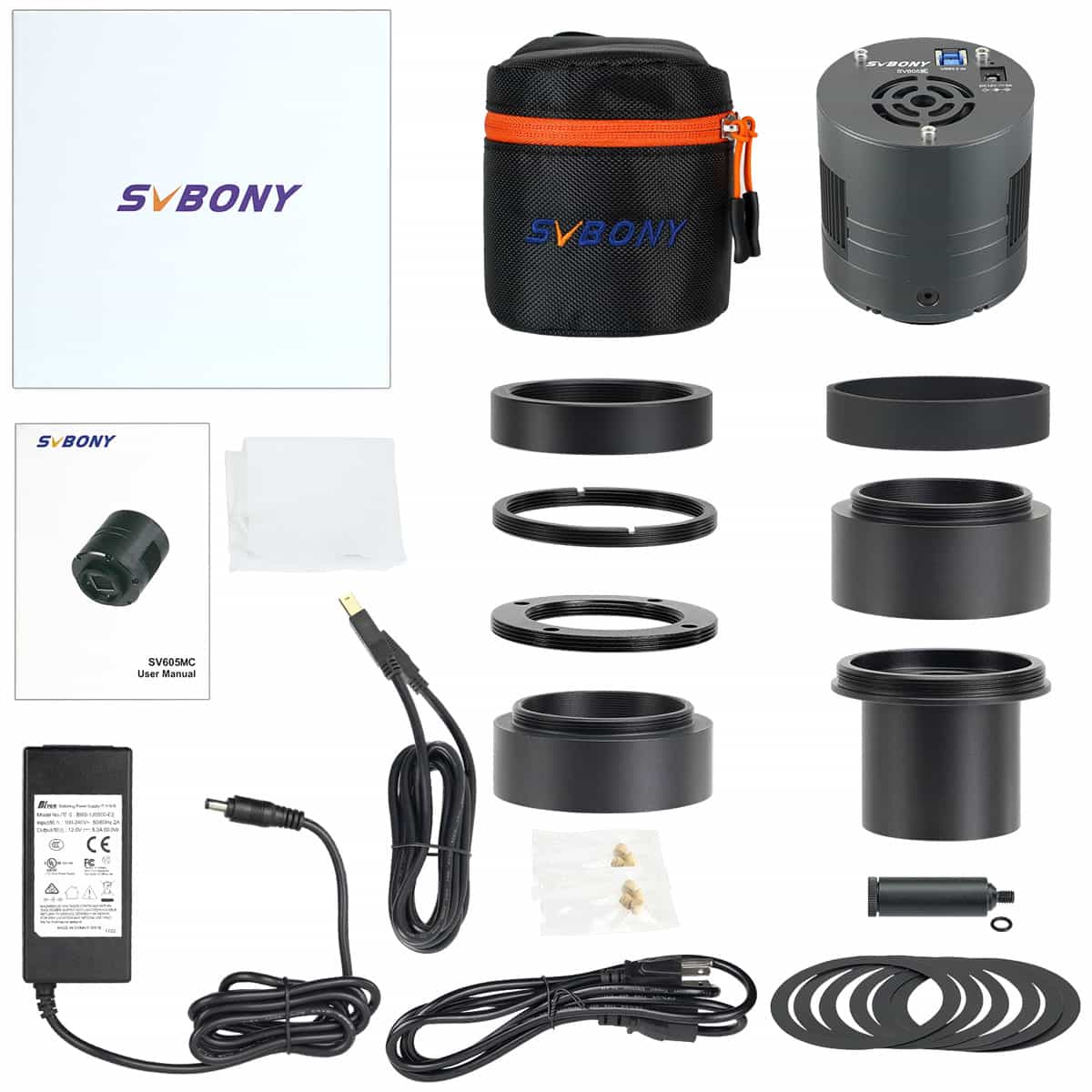 Camera Mono Refroidie SV605MC IMX533 voor de astronomie - SVBONY