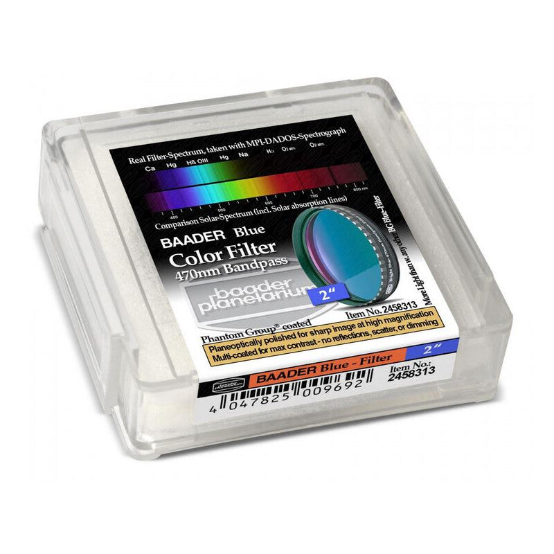 Filtre 470nm 2” pour Observation Planétaire et Photographie - Baader