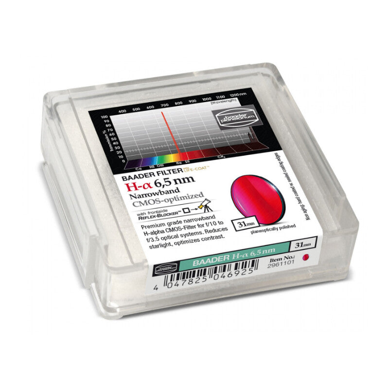 Filtre H-alpha CMOS Narrowband 31mm pour Nébuleuses - Baader