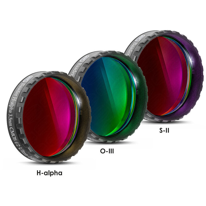 Filtre H-alpha/OIII/SII CMOS f/2 Ultra-Highspeed 1,25" pour Nébuleuses - Baader