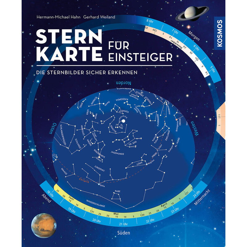 Carte du ciel rotative pour débutants en allemand - Kosmos Verlag