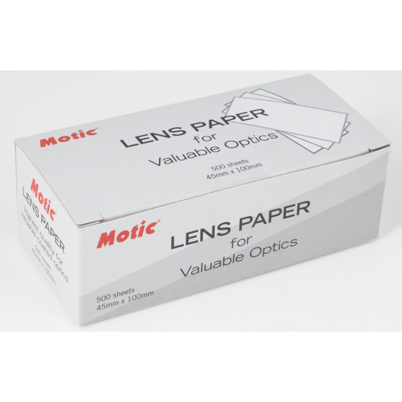 Papier de nettoyage pour lentilles – 500 feuilles, Motic