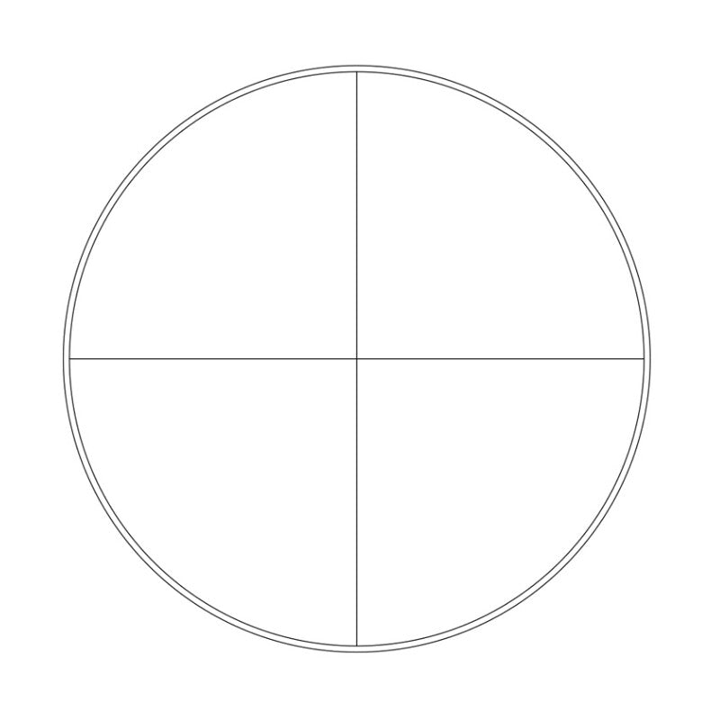 Réticule micrométrique 140/14 mm à croix, Ø 23 mm - Motic