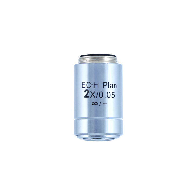 Objectif de microscope CCIS plan achromatique EC-H PL 2x/0,05 - Motic