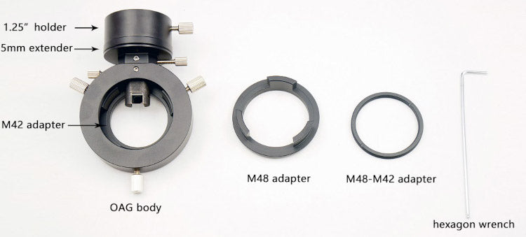 Diviseur Optique ZWO OAG avec Adaptateurs Interchangeables - ZWO