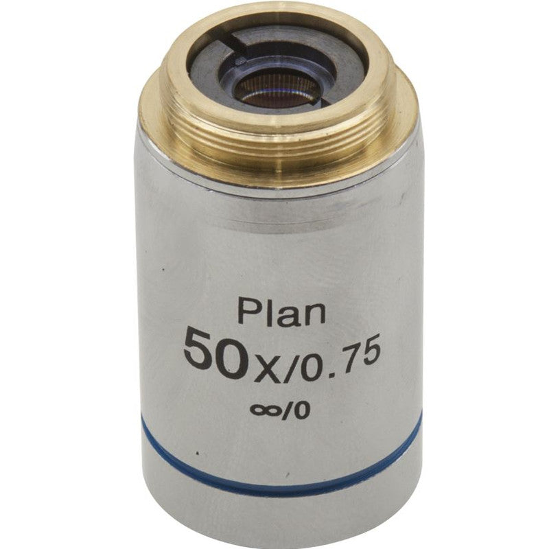Objectif de microscope W-Plan 50x/0,75 à l’infini - Optika