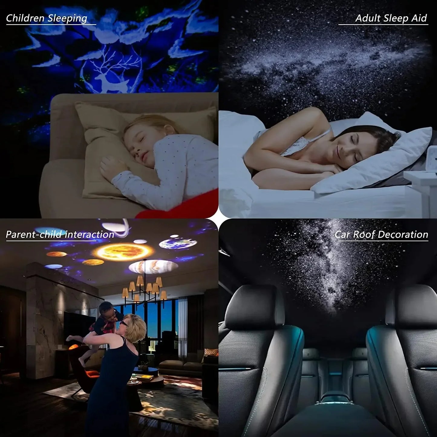 Projecteur Planétarium 13 en 1 avec Disques de Films et HD Rotatif