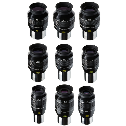 Oculaire 3 mm pour l'astronomie — FOV apparent 52°, IPD 15 mm