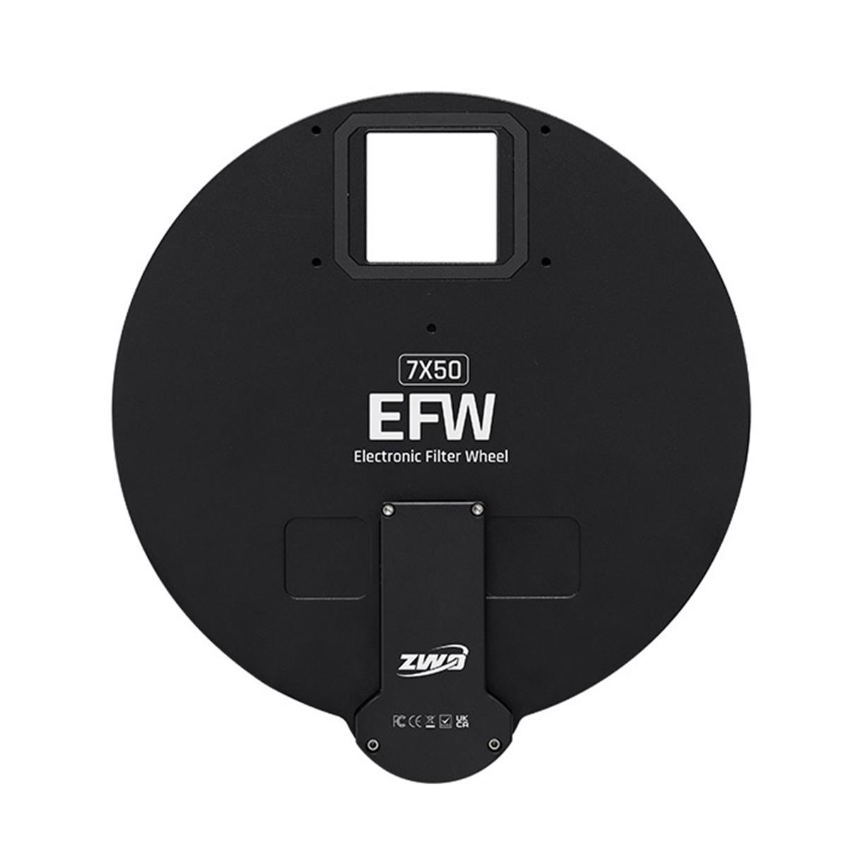 Roda de filtros EFW ZWO 7 posições 7x50mm quadrados - ZWO