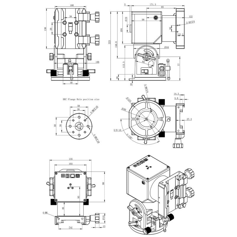 Monture harmonique ZWO AM5 - Astronomy Store
