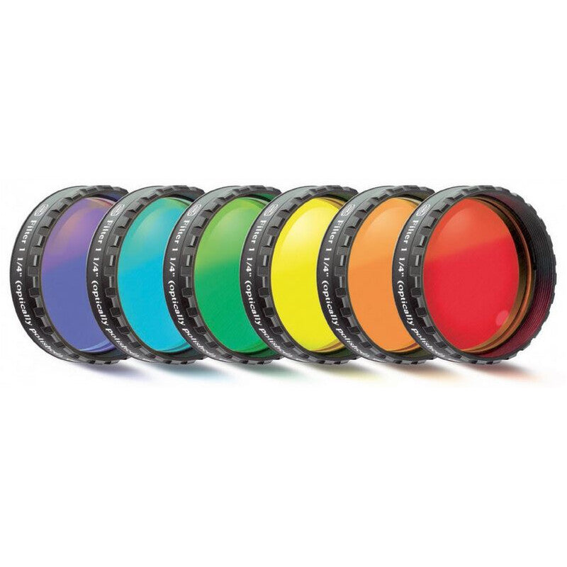 Ensemble de 6 filtres planétaires et cométaires 1,25" - Baader