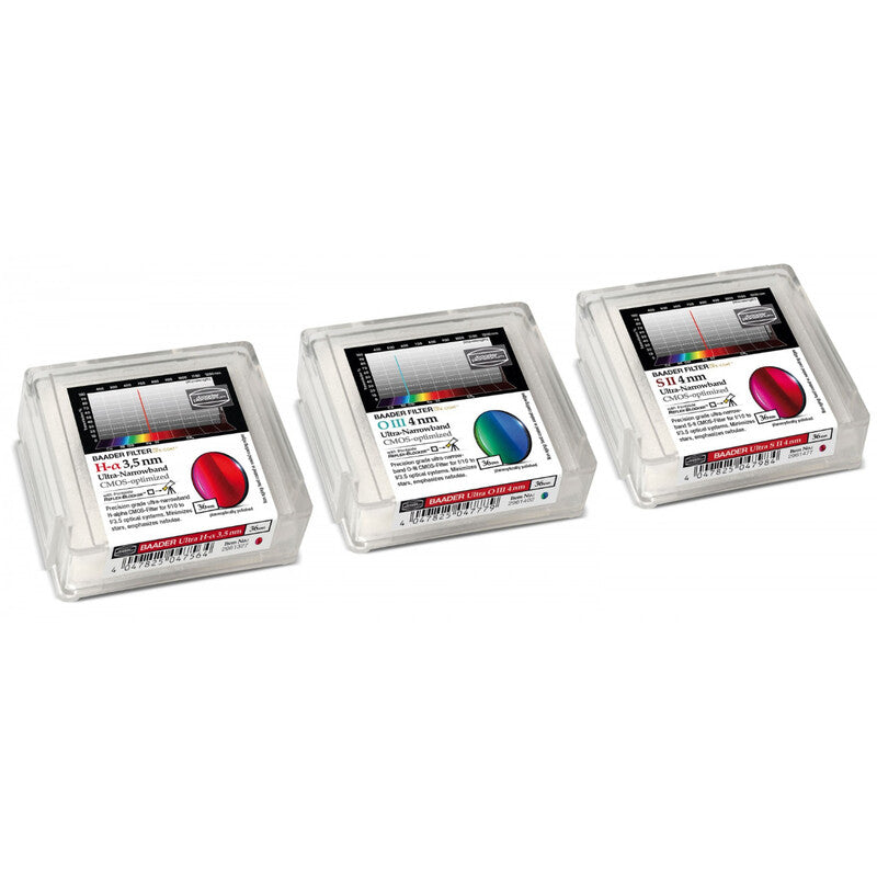 Filtre H-alpha/OIII/SII Ultra-Narrowband 36mm pour CMOS - Baader