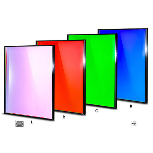 Jeu de Filtres LRGB CMOS 65x65mm pour Capteurs Carrés - Baader