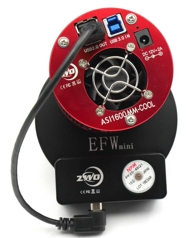 Roda de filtros EFW Mini ZWO 5x31,75mm ou 5x31mm - ZWO