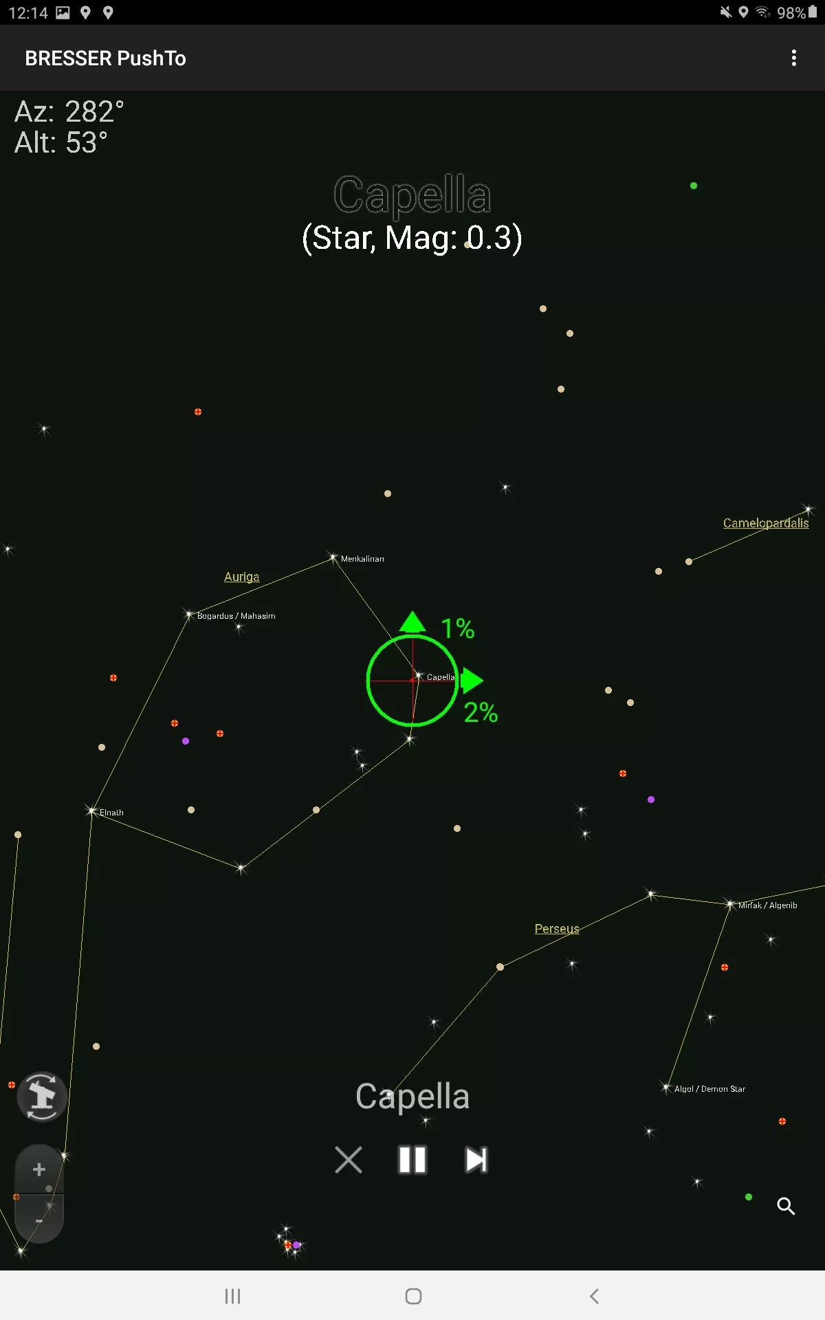 PushTo AR-80/400 Smart Telescope with tripod
