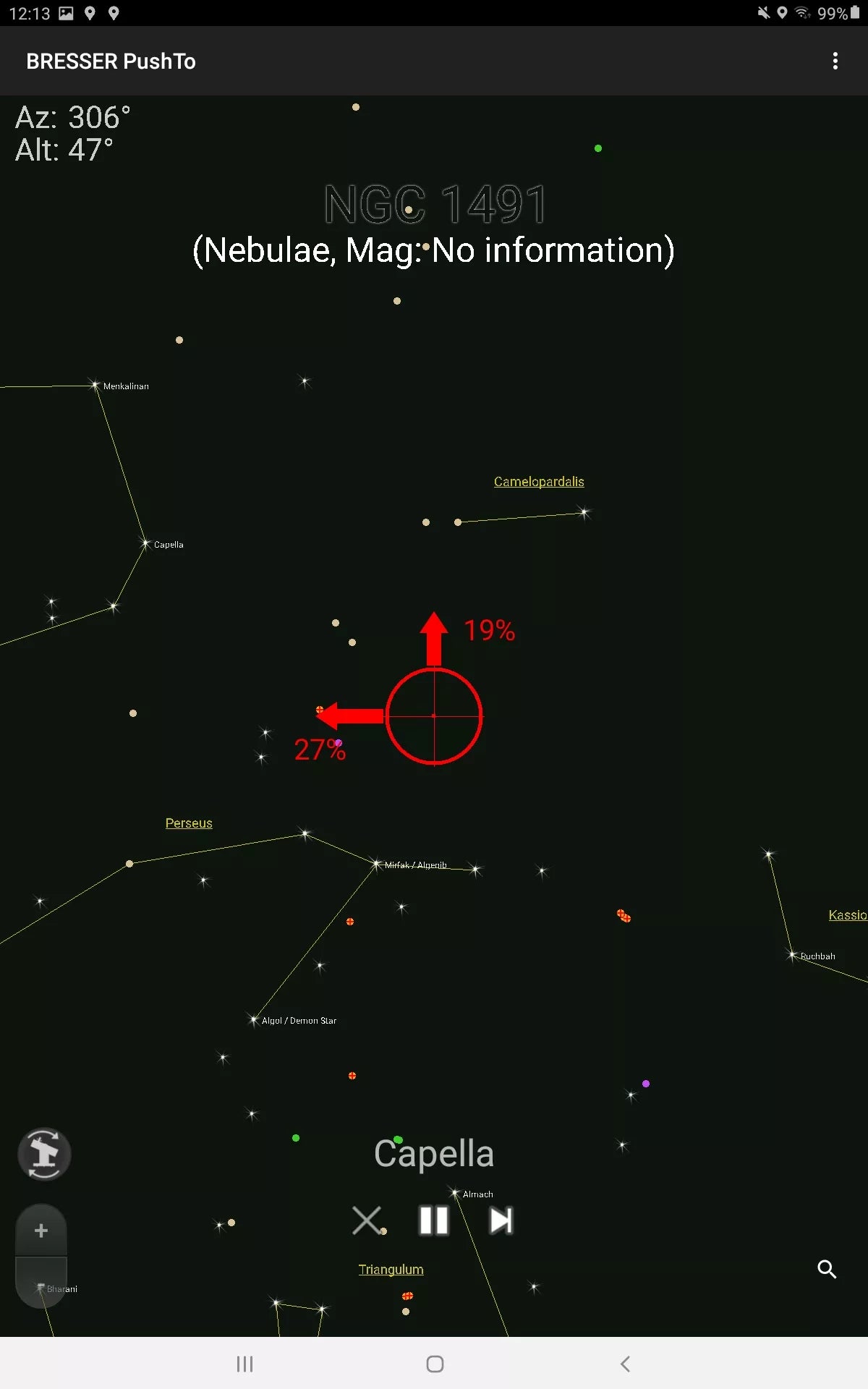 PushTo AR-80/400 Smart Telescope with tripod