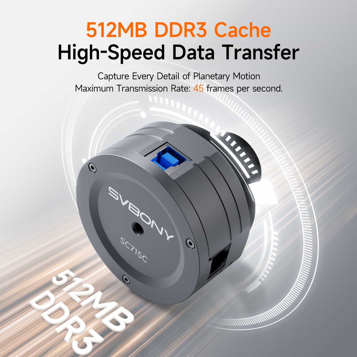 Camera Planetară Color CMOS IMX715 USB3.0 pentru Capturarea Obiectelor din Cerul Adânc - Svbony