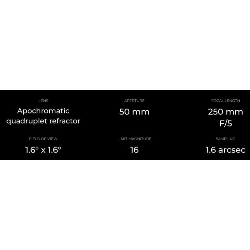 Télescope Connecté Vespera PRO 50/250 avec GoTo Automatique - Vaonis