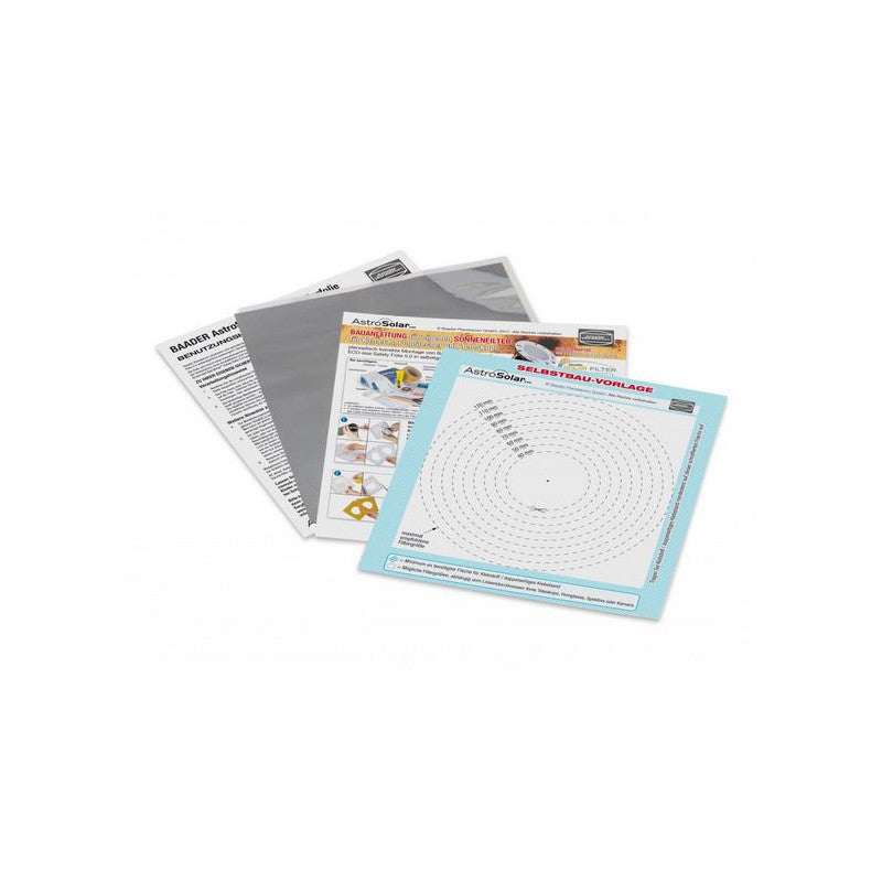 Feuille de Filtre Solaire AstroSolar OD 5.0 ECO 140x155mm pour Observation et Photo - Baader