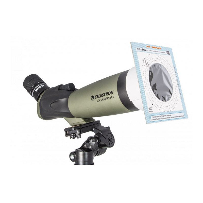 Feuille de Filtre Solaire AstroSolar OD 5.0 ECO 140x155mm pour Observation et Photo - Baader