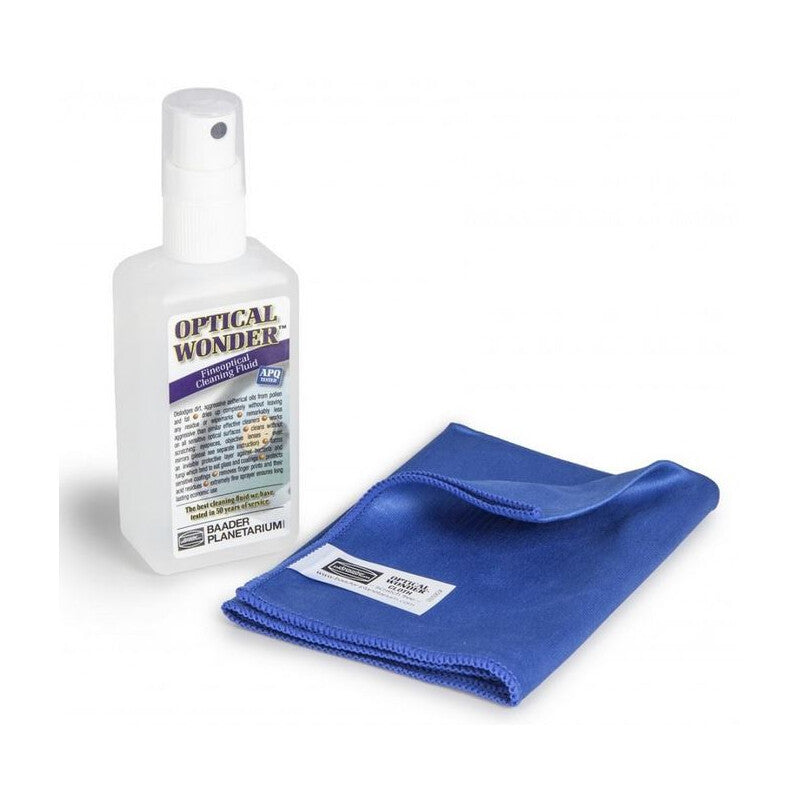 Kit de Nettoyage Optique 100 ml avec Chiffon Microfibre - Baader