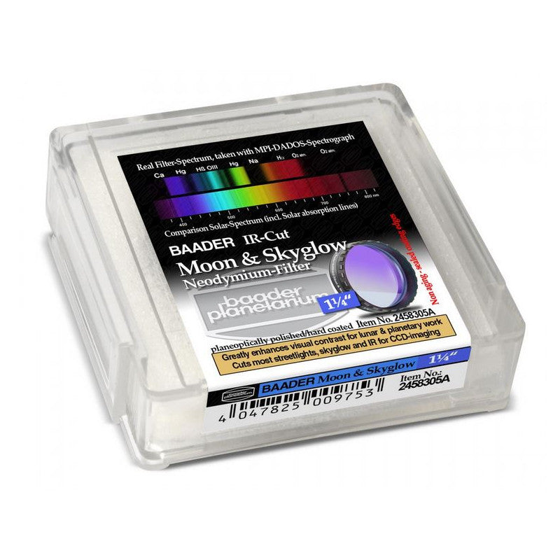 Filtre Neodymium Moon & Skyglow 1,25" avec Blocage IR et Revêtement PG - Baader