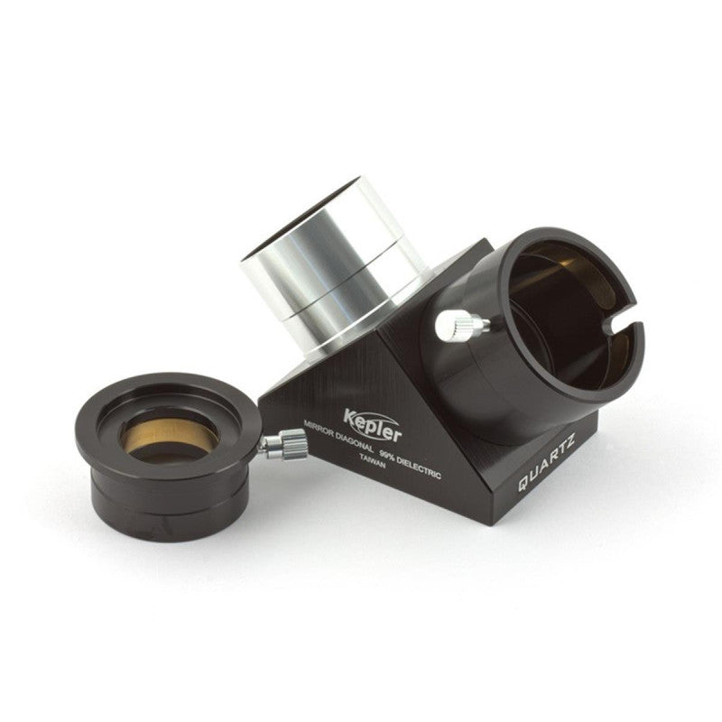 Renvoi coudé 50,8 mm à miroir en quartz et serrage annulaire Kepler