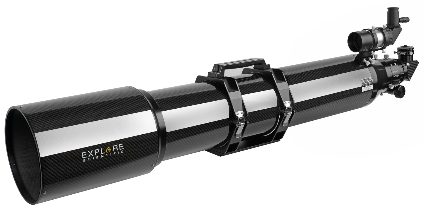 Apochromatische Drie-Elementen Telescoop 165mm f/7 FPL-53 CF met Feather-Touch 3" Rack - Explore Scientific