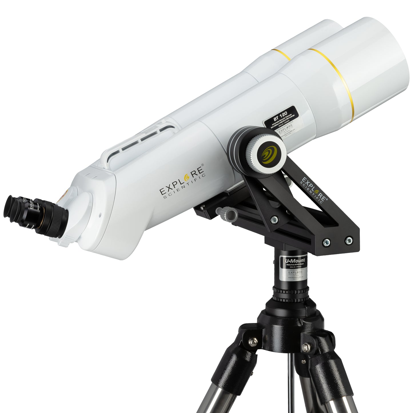 Binoculaire Telescope 120mm met 62° LER 20mm Oculairs - Explore Scientific