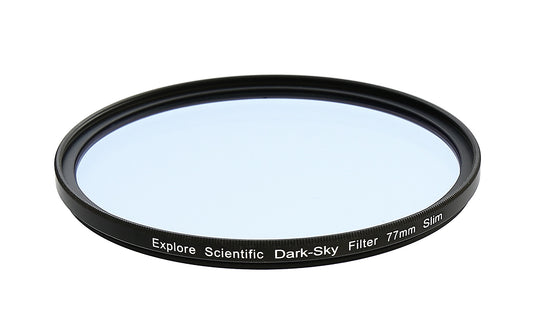 Filtre Dark-Sky 77 mm Slim pour Photographie - Explore Scientific