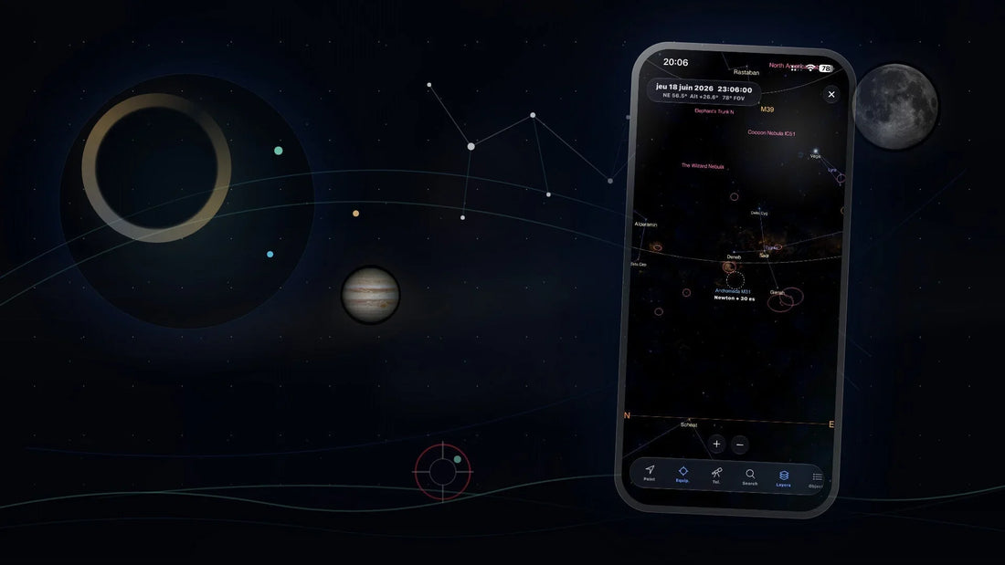 Compass dans Astronomy : trouver le nord et installer son telescope