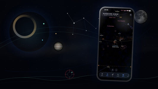 Astronomy app landscape banner