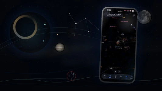 Astronomy app landscape banner
