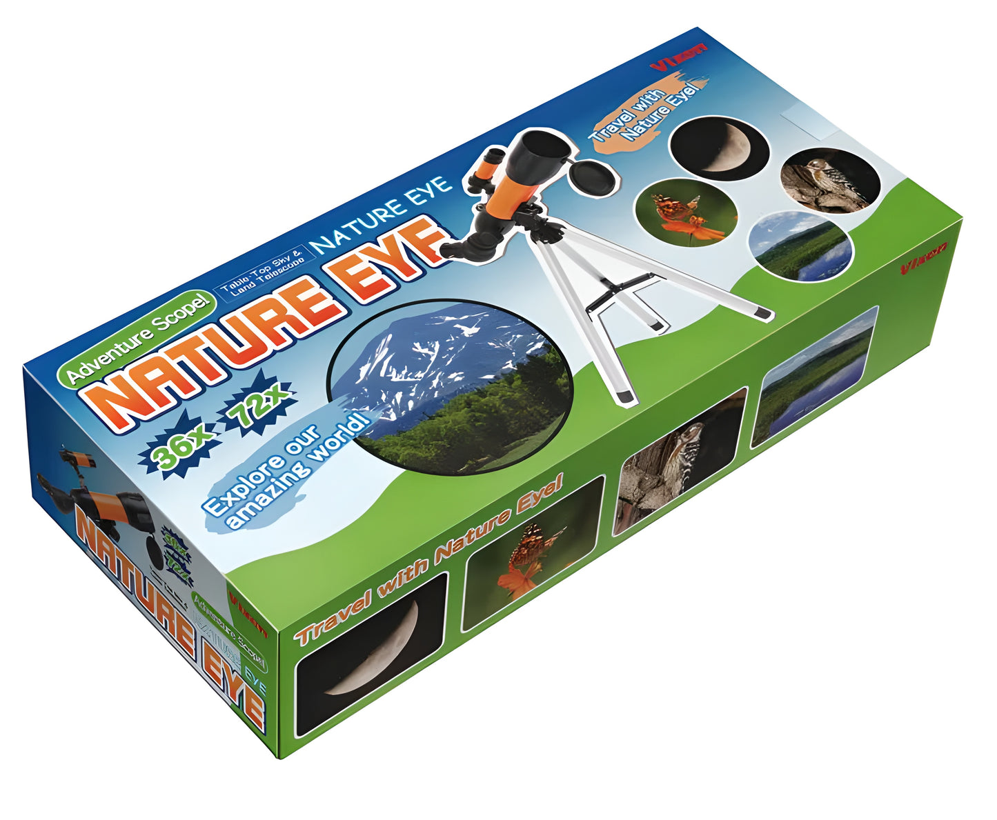 Télescope d'initiation Nature Eye 50/360 AZ1 pour l'astronomie - Vixen