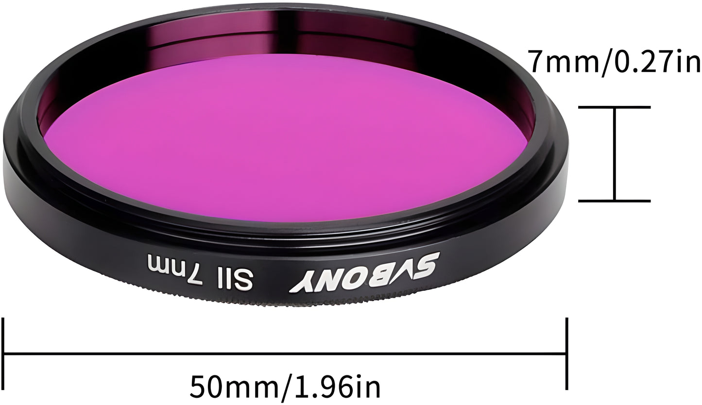 Filtros SII de 2 Polegadas 7nm para Astrofotografia - SVBONY