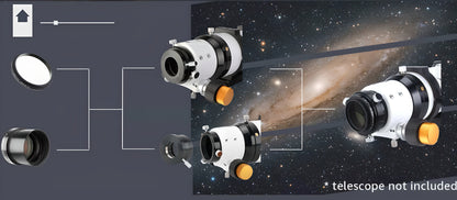 Réducteur de Focale 0,8x 2 Pouces pour Télescope 80ED/102ED - SVBONY