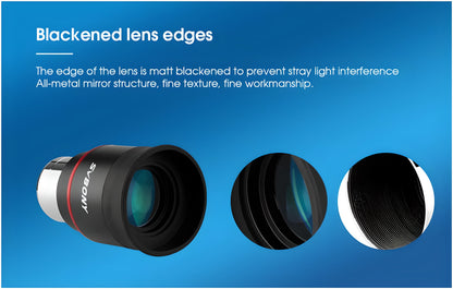 SVBONY SV207 Super wide angle Plossl Eyepiece 1.25 inch 8/15/25/30mm 50-Degree
