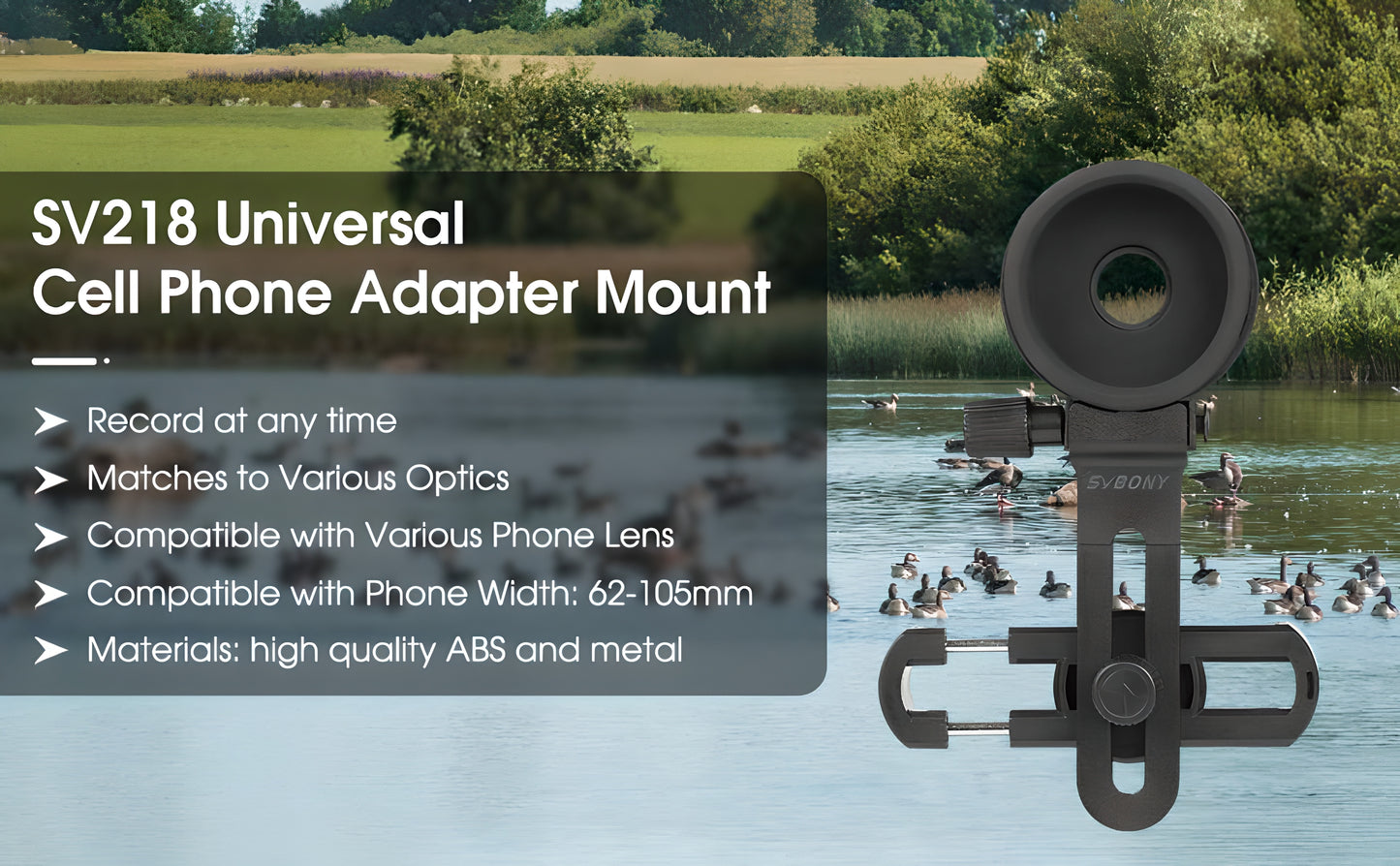 SV218 Universelt telefonadapter